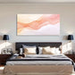 Gradient Flowing Waves Décor Wall Art Canvas Office Home Room Framed 120x60cm