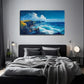 Ocean Cliffs Exquisite Wall Art Canvas Office Home Room Framed 120x60cm