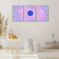 3pcs Golden Fish Swirl Design, Modern Metal Print Ready to Hang Art
