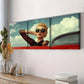 3pcs Woman in black sunglass leaning on a car  Wall Art Set Canvas Framed 40x60cm - High Quality Print 100% Australian Made Wall Canvas Ready to Hang