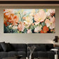 Abstract Art Mixed Flowers wall canvas office home room framed 120x60cm