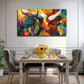 Abstract Bull Head Suitable Wall Art Canvas Office Home Room Framed 120x60cm