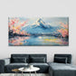 Mount Fuji with Cherry Blossoms Wall Art Canvas Office Home Room Framed 120x60cm