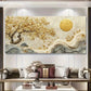 Red And Golden Design Wall Art Canvas Office Home Room Framed 120x60cm