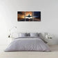 3pcs Plane Flying Over Runway Posters  Metal Print Ready to Hang Art