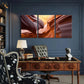 3pcs Abstract Style Aesthetics, Mountain Rock Metal Print Ready to Hang Art