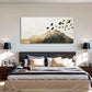 Mountain Flying Birds Classic Wall Art Canvas Office Home Room Framed 120x60cm