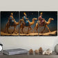 3pcs Three wise men on camels Wall Art Set Canvas Framed 40x60cm - High Quality Print 100% Australian Made Wall Canvas Ready to Hang