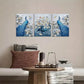3pcs Peacock  Canvas Framed 40x60cm - High Quality Print 100% Australian Made Wall Canvas Ready to Hang