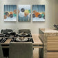 3pcs Paintings Minimalist Abstract  Metal Print Ready to Hang Art