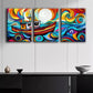 3pcs  An Abstract Depiction Of A Fishing Trawler   Wall Art Set Canvas Framed 40x60cm - High Quality Print 100% Australian Made Wall Canvas Ready to Hang