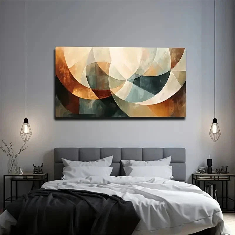 Irregular Shapes Creative Wall Art Canvas Office Home Room Framed 120x60cm