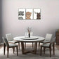 3pcs Raccoon Bear Sika Deer Elegant Metal Print Ready to Hang Art