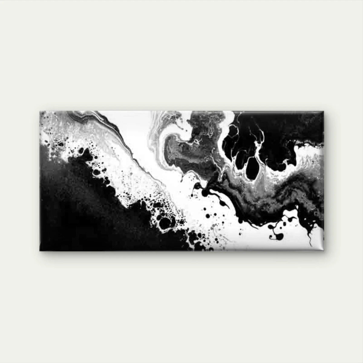 Featuring a Striking Abstract Wall Art Canvas Office Home Room Framed 80x45cm
