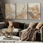 3pcs Irregular Graphic Fantasy Decorations Wall Art Set Canvas Framed 40x60cm - High Quality Print 100% Australian Made Wall Canvas Ready to Hang
