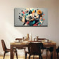 Rich Texture Flowers Abstract Wall Art Canvas Office Home Room Framed 120x60cm
