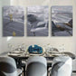 3pcs Anime Japanese Manga Gray Metal Print Ready to Hang Art