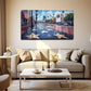 Stars In New York Wall Art Canvas Office Home Room Framed 80x45cm