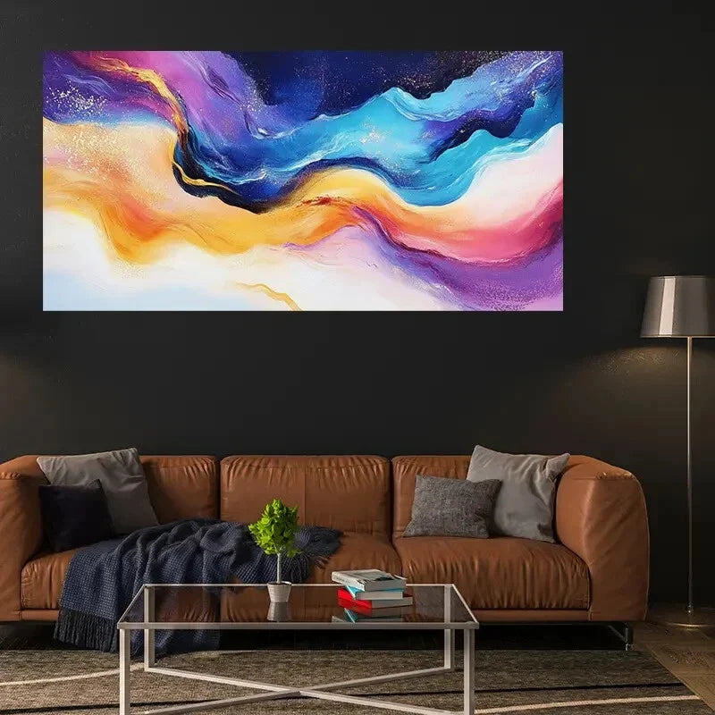 Abstract Modern Colorful Décor Wall Art Canvas Office Home Room Framed 120x60cm