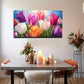 Painting Of Colorful Tulips Wall Art Canvas Office Home Room Framed 120x60cm