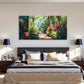 Tropical Jungle Path Décor Wall Art Canvas Office Home Room Framed 120x60cm