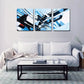 3pcs Urban Architecture, Abstract, Wall Art Set Canvas Framed 40x60cm - High Quality Print 100% Australian Made Wall Canvas Ready to Hang