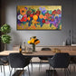 Flowers Fruits Suitable Wall Art Canvas Office Home Room Framed 80x45cm