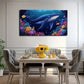 Vibrant Underwater Colorful Wall Art Canvas Office Home Room Framed 120x60cm