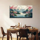 Mount Fuji Surrounded Clouds Wall Art Canvas Office Home Room Framed 120x60cm