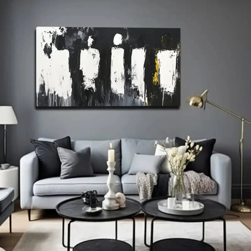 Appears Be The Figure Outline Wall Art Canvas Office Home Room Framed 120x60cm
