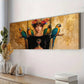 3pcs The Queen and the Parrots Perfect Colorful Wall Art Set Canvas Framed 40x60cm - High Quality Print 100% Australian Made Wall Canvas Ready to Hang