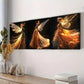 3pcs A Graceful Fairy In A Shiny Dress Wall Art Set Canvas Framed 40x60cm - High Quality Print 100% Australian Made Wall Canvas Ready to Hang