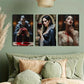 3pcs Gothic Vampire Metal Print Ready to Hang Art
