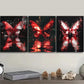 3pcs Featuring Butterfly-Themed Artwork, Metal Print Ready to Hang Art