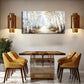 Birch Tree Trunk Unique Wall Art Canvas Office Home Room Framed 120x60cm