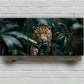 3pcs Jaguar Triptych Vivid Wildlife Artwork Tiger Metal Print Ready to Hang Art