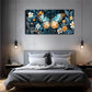 Vibrant Butterfly & Floral Wall Art Canvas Office Home Room Framed 120x60cm