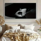 Modern Black & White Surreal Be Wall Art Canvas Office Home Room Framed 80x45cm