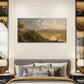 Classical River Valley Landscape Wall Art Canvas Office Home Framed 120x60cm