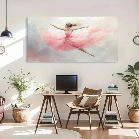 Transverse Orientation Deco Wall Art Canvas Office Home Room Framed 120x60cm