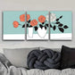3pcs  Deco Modern Floral Canvas    Wall Art Set Canvas Framed 40x60cm - High Quality Print 100% Australian Made Wall Canvas Ready to Hang