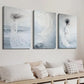 3pcs Abstract Feather Decor Wall Art Set Canvas Framed 40x60cm - High Quality Print 100% Australian Made Wall Canvas Ready to Hang