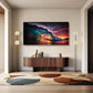 Classic Painted Waves Under Wall Art wall canvas office home room framed 120x60cm