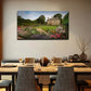 Blooming Flowers Wall Art Canvas Office Home Room Framed 80x45cm