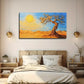 Desert Sun Aesthetic Decor Wall Art Canvas Office Home Room Framed 120x60cm