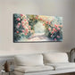 Bright Pink Flowers Growing Wall Art Canvas Office Home Room Framed 120x60cm
