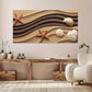 Sandy Coast Beach Starfish wall canvas office home room framed 120x60cm