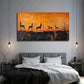 Deer Mural Suitable Interior Wall Art Canvas Office Home Room Framed 120x60cm