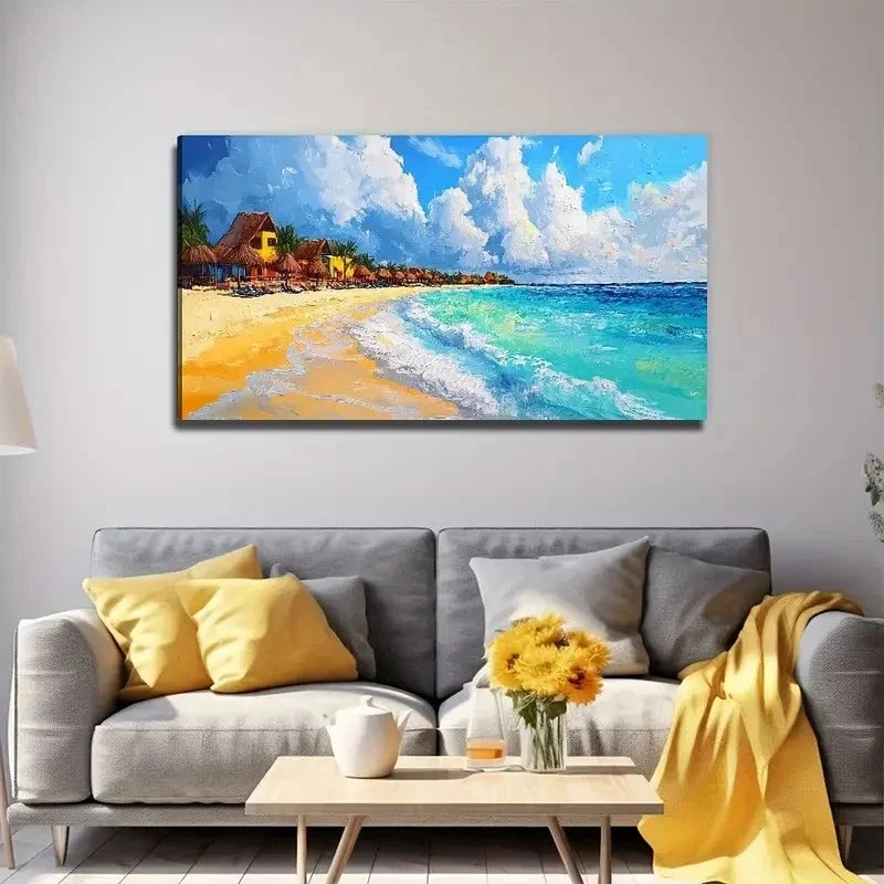 Decoration interior Perfect Wall Art Canvas Office Home Room Framed 80x45cm