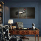 3pcs Elegant Crane Art Wildlife Nature Poster Metal Print Ready to Hang Art